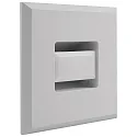 Luminaria de pared empotrable TINA SQUARE angular, giratorio, directo / indirecto, conmutable IP22, blanco 