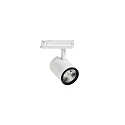 3-phase spot MARCO 2 90 DBT swivelling, rotatable IP20, powder coated, transparent, white 