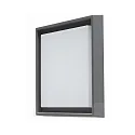 Luminaria de pared y techo QUADRO L grande IP54, antracita 
