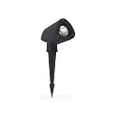 LED ground spike luminaire GARTIA S, IP65, 3.8W 3000K 380lm 38°, anthracite, incl. 150cm H05RN-F + plug