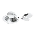 ceiling recessed luminaire FILA DALI FR 90° Ø 225MM round, rigid, DALI controllable, switchable IP54, white matt 