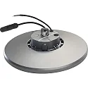 Proyector de naves potente HELA 5-STEP LUMEN SELECT resistente a los impactos, sin parpadeo IP65, gris regulable