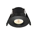 Luminaria empotrable para techos LED MINI SPOT 30R 350MA plano, rígido, conmutable IP20, negro regulable