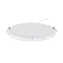 nobilé recessed downlight LED PANEL FLAT 300 R 840 350MA PRISM round, UGR < 19, excl. LED driver IP20, white dimmable
