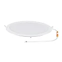 nobilé recessed downlight LED PANEL FLAT 300 R 840 350MA PRISM round, UGR < 19, excl. LED driver IP20, white dimmable
