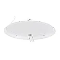 nobilé Downlight empotrable LED PANEL FLAT 300 R 830 350MA PRISM redondo, UGR < 19, sin fuente de alimentación IP20, blanco regulable