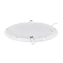 nobilé Downlight empotrable LED PANEL FLAT 300 R 830 350MA PRISM redondo, UGR < 19, sin fuente de alimentación IP20, blanco regulable