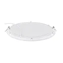 nobilé Downlight empotrable LED PANEL FLAT 300 R 830 350MA PRISM redondo, UGR < 19, sin fuente de alimentación IP20, blanco regulable