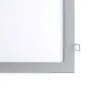 nobilé recessed downlight LED PANEL FLAT 300 Q 830 350MA PRISM square, UGR < 19, excl. LED driver IP20, mat, titanium dimmable