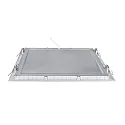 nobilé recessed downlight LED PANEL FLAT 300 Q 830 350MA PRISM square, UGR < 19, excl. LED driver IP20, mat, titanium dimmable
