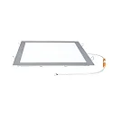nobilé recessed downlight LED PANEL FLAT 300 Q 830 350MA PRISM square, UGR < 19, excl. LED driver IP20, mat, titanium dimmable