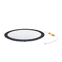 Downlight empotrable LED PANEL FLAT 300 R SCCT 350MA PRISM redondo, CCT Switch, UGR < 19, sin fuente de alimentación IP20