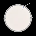 nobilé Downlight empotrable LED PANEL FLAT 300 R SCCT 350MA PRISM redondo, CCT Switch, UGR < 19, sin fuente de alimentación IP20