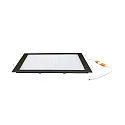 Downlight empotrable LED PANEL FLAT 300 Q SCCT 350MA PRISM angular, CCT Switch, UGR < 19, sin fuente de alimentación IP20