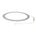 nobilé recessed downlight LED PANEL FLAT 300 R TUN 827-865 350MA PRISM round, tunable white, UGR < 19, excl. LED driver IP20, mat