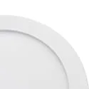 nobilé Downlight de superficie LED PANEL FLAT 170 R SCCT MP redondo, CCT Switch, conmutable, multipower IP44, blanco 