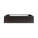 nobilé Downlight de superficie LED PANEL FLAT 170 Q SCCT MP angular, CCT Switch, conmutable, multipower IP44, negro 