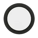 Downlight de superficie LED PANEL FLAT 170 R SCCT MP redondo, CCT Switch, conmutable, multipower IP44, negro 