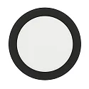 Downlight de superficie LED PANEL FLAT 170 R SCCT DIM C redondo, CCT Switch IP44, negro regulable