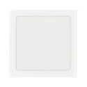 Downlight de superficie LED PANEL FLAT 220 Q SCCT MP angular, CCT Switch, conmutable, multipower IP44, blanco 