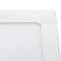nobilé Downlight de superficie LED PANEL FLAT 220 Q SCCT DIM C angular, CCT Switch IP44, blanco regulable