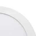 nobilé Downlight de superficie LED PANEL FLAT 220 R SCCT DIM C redondo, CCT Switch IP44, blanco regulable