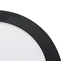 nobilé surface downlight LED PANEL FLAT 220 R SCCT DIM C round, CCT Switch IP44, black dimmable