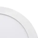 nobilé Downlight de superficie LED PANEL FLAT 300 R SCCT MP redondo, CCT Switch, conmutable, multipower IP44, blanco 