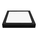 nobilé Downlight de superficie LED PANEL FLAT 300 Q SCCT MP angular, CCT Switch, conmutable, multipower IP44, negro 