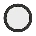 Downlight de superficie LED PANEL FLAT 300 R SCCT DIM C redondo, CCT Switch IP44, negro regulable