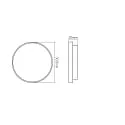 nobilé surface luminaire WD 300 R MP SENSOR RF with sensor, CCT Switch, radio controllable, switchable, multipower IP44, white 
