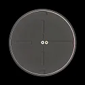 nobilé surface luminaire WD 400 R SCCT MP SENSOR with sensor, CCT Switch, switchable, multipower IP44, black dimmable
