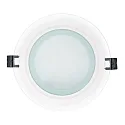 LED panel LED GLAS PANEL 160R DTW Dim-To-Warm, dimmable 10W 50 - 850lm 2000 - 3000K 120° 120° CRI >80
