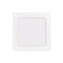 recessed downlight LED PANEL FLAT 130 Q 840 350MA OPAL square, standard, excl. LED driver IP20, white dimmable