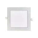recessed downlight LED PANEL FLAT 130 Q 840 350MA OPAL square, standard, excl. LED driver IP20, mat, titanium dimmable