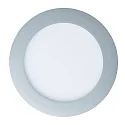 recessed downlight LED PANEL FLAT 300 R DTW 350MA OPAL round, Dim-To-Warm, excl. LED driver IP20, mat, titanium dimmable