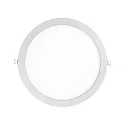 recessed downlight LED PANEL FLAT 300 R 830 350MA OPAL standard, round, excl. LED driver IP20, mat, titanium dimmable