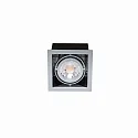 Luz downlight MINI KARDAN E1 de 1 llama, giratorio, regulable IP20, titán regulable