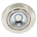 Recessed spot DOWNLIGHT C 3830, Ø 8.8cm, swiveling, brushed nickel