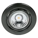 Luz downlight C 3830 giratorio IP20, negro regulable