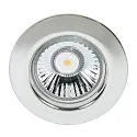Recessed spot DOWNLIGHT C 1830, Ø 8cm, fixed optics, chrome