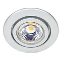 Luz downlight C 3840 giratorio IP20, cromado mate regulable