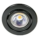 Luz downlight C 3840 giratorio IP20, negro regulable