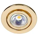 Luz downlight C 3840 giratorio IP20, dorado regulable