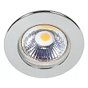 Luz downlight C 3860 rígido IP20, cromo regulable