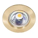 Luz downlight C 3860 rígido IP20, latón cepillado regulable