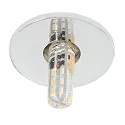 Recessed luminaire for starry sky C 392, Ø 4cm, G4, chrome