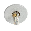 Luminaria empotrable para techos C 392 G4 IP20, titán regulable