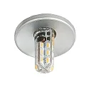 Recessed luminaire for starry sky C 411, Ø 3cm, G4, matt chrome