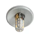 Recessed luminaire for starry sky C 411, Ø 3cm, G4, matt titanium